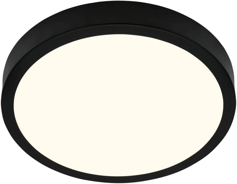 Briloner LED Deckenleuchte Runa Ø 28 cm, Metallrahmen schwarz von Briloner