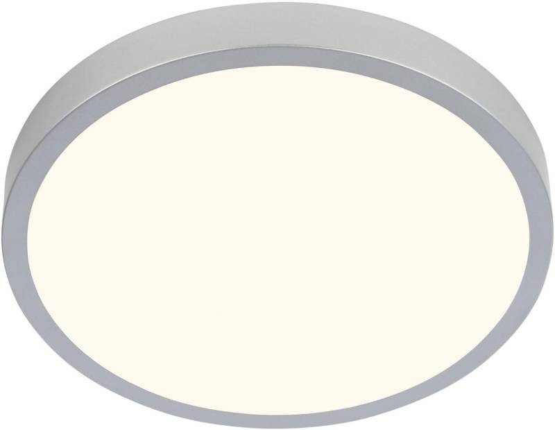 Briloner LED Deckenleuchte Runa Ø 38 cm, Metallrahmen silber von Briloner