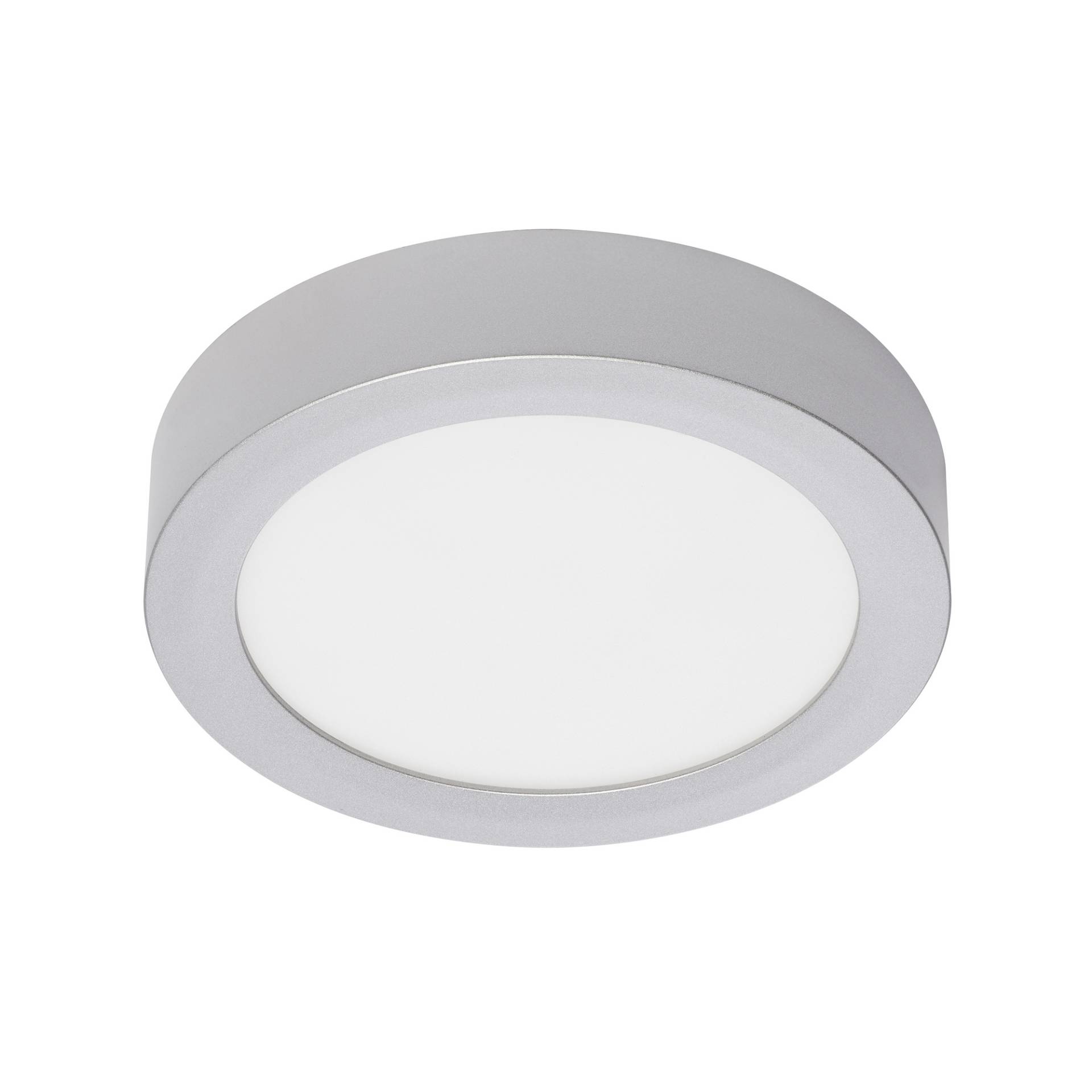 Briloner LED-Deckenleuchte chromfarben matt Ø 17 x 3,2 cm 1000 lm neutralweiß Briloner LED-Deckenleuchte chromfarben matt Ø 17 x 3,2 cm 1000 lm neutralweiß von Briloner