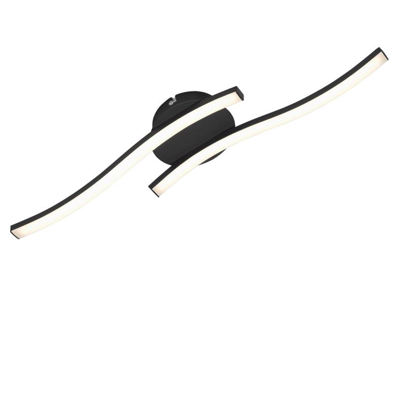 Briloner LED-Deckenleuchte schwarz 480 lm 55,5 x 12 x 7 cm, 2-flammig von Briloner