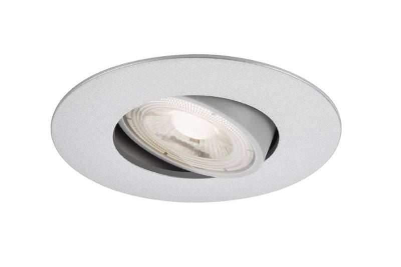 Briloner 3er Set LED Einbauleuchte Nava Move chrom-matt Ø 9 cm warmweiß von Briloner