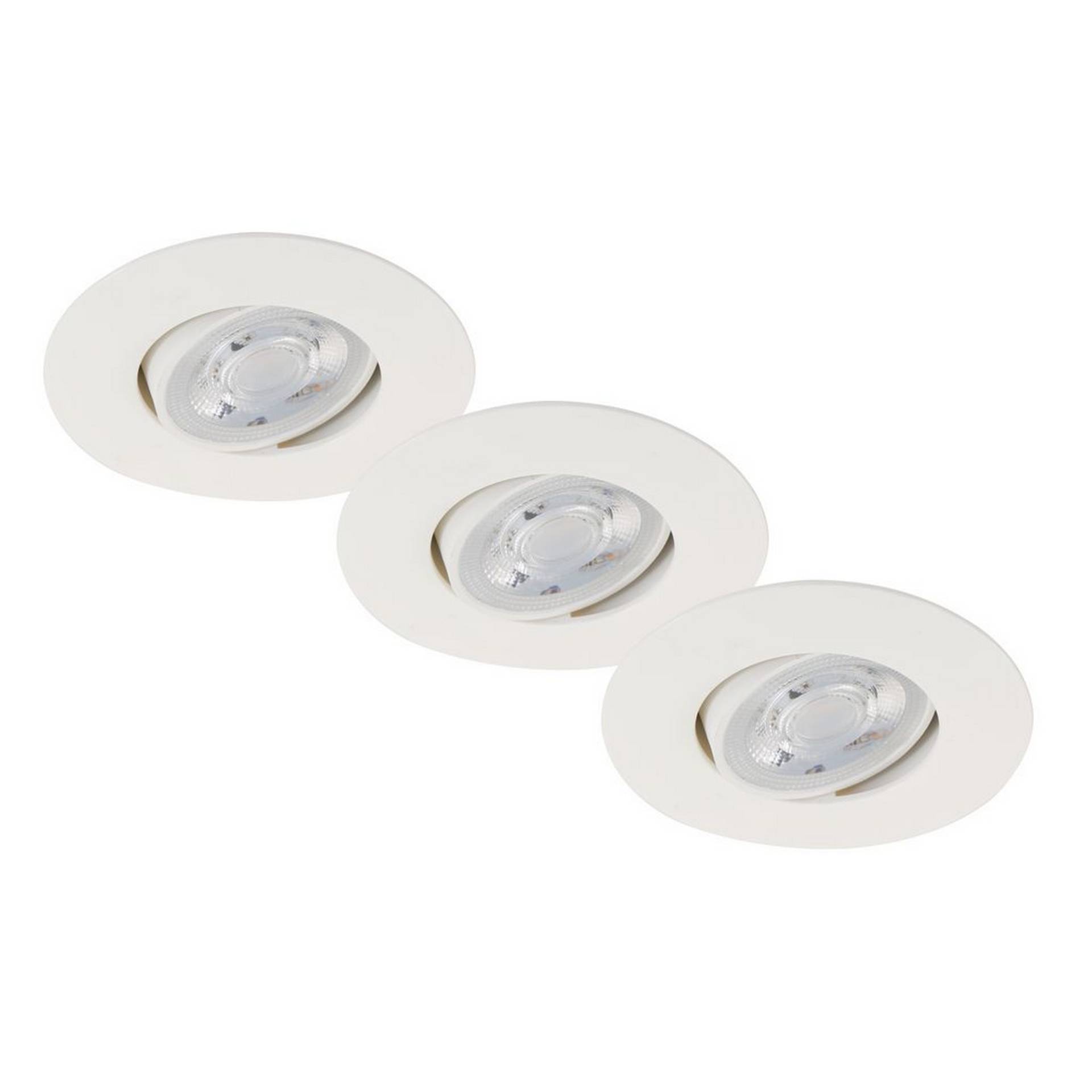 Briloner LED-Einbauleuchte 'Nava Move' weiß 460 lm, 3er-Set Briloner LED-Einbauleuchte 'Nava Move' weiß 460 lm, 3er-Set von Briloner