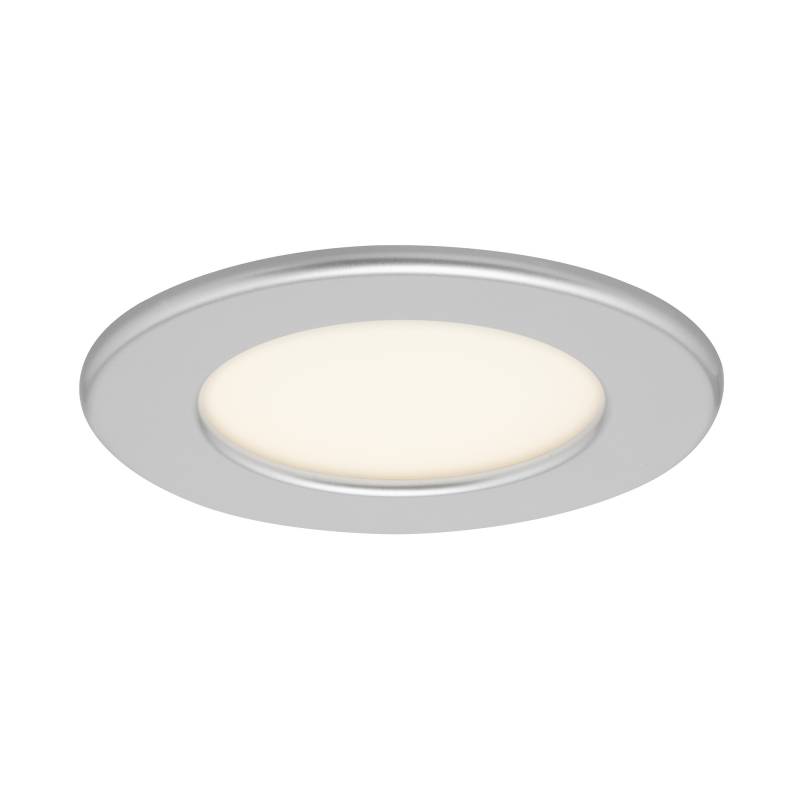 Briloner LED-Einbauleuchte 'Thin' chrom-matt 450 lm, 3er-Set, IP 44 von Briloner