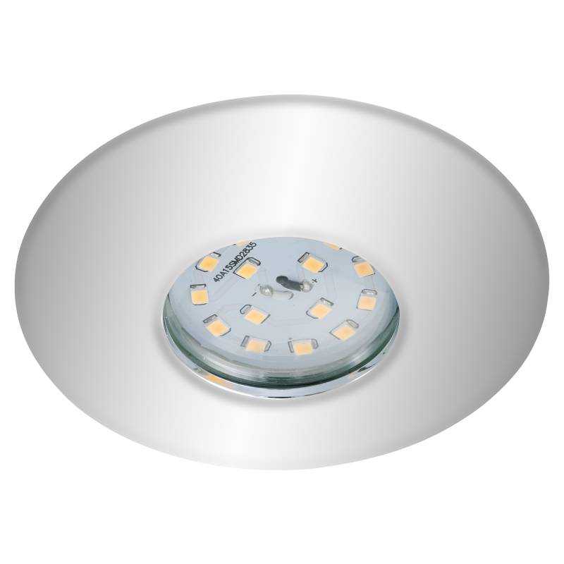 Briloner LED-Einbauleuchte chromfarben IP 65 5 W Ø 93 mm von Briloner
