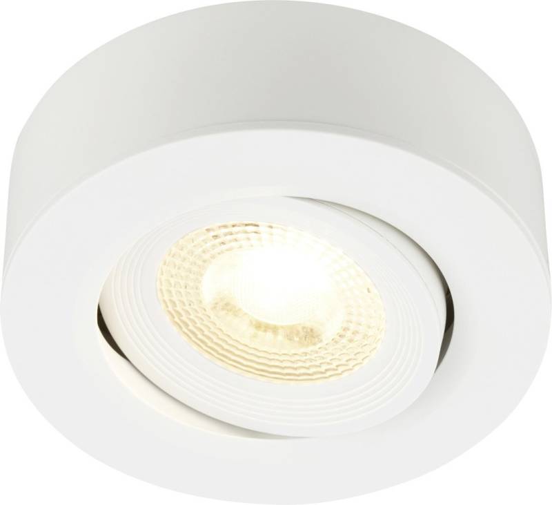 Briloner LED-Einbauleuchten 2in1 Mini Ein-& Aufbau 9W 500lm weiß dimmbar von Briloner