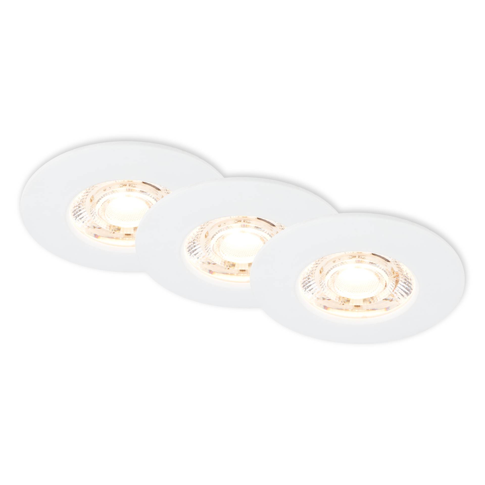 Briloner LED-Einbauleuchten-Set 'Kulana Mini' weiß Ø 6,5 cm 3,6W 350 lm 3 Stück Briloner LED-Einbauleuchten-Set 'Kulana Mini' weiß Ø 6,5 cm 3,6W 350 lm 3 Stück von Briloner