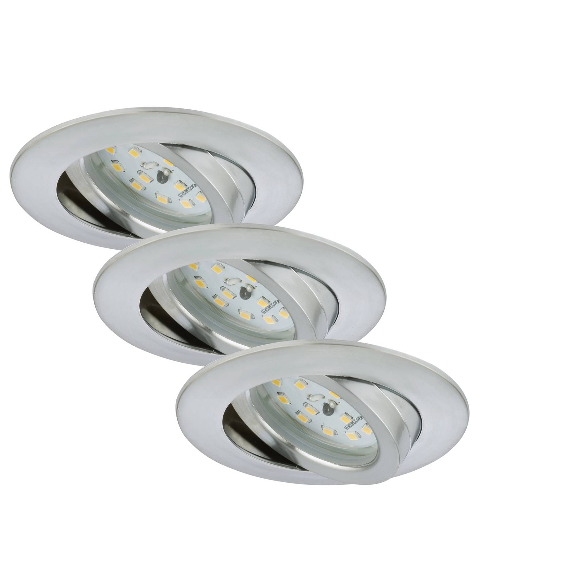 Briloner LED-Einbauleuchtenset 'Attach' 470 lm 5,5 W 3 Stk. Briloner LED-Einbauleuchtenset 'Attach' 470 lm 5,5 W 3 Stk. von Briloner