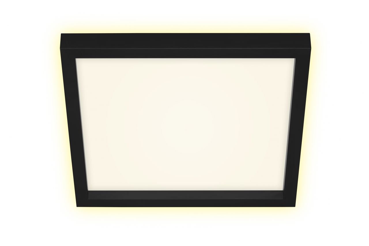 Briloner LED Panel Cadre schwarz 29,3 x 29,3 cm warmweiß, Backlight-Effekt von Briloner