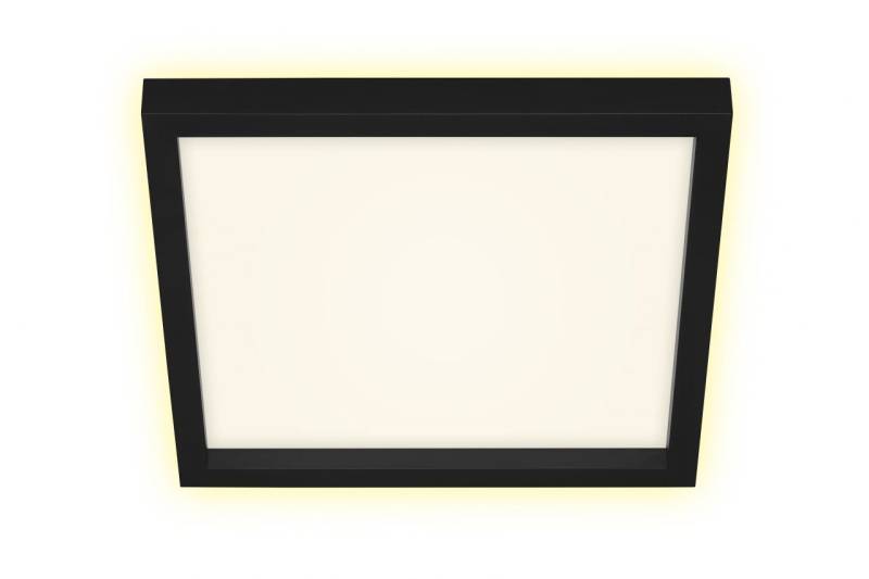 Briloner LED Panel Cadre schwarz 29,3 x 29,3 cm warmweiß, Backlight-Effekt von Briloner