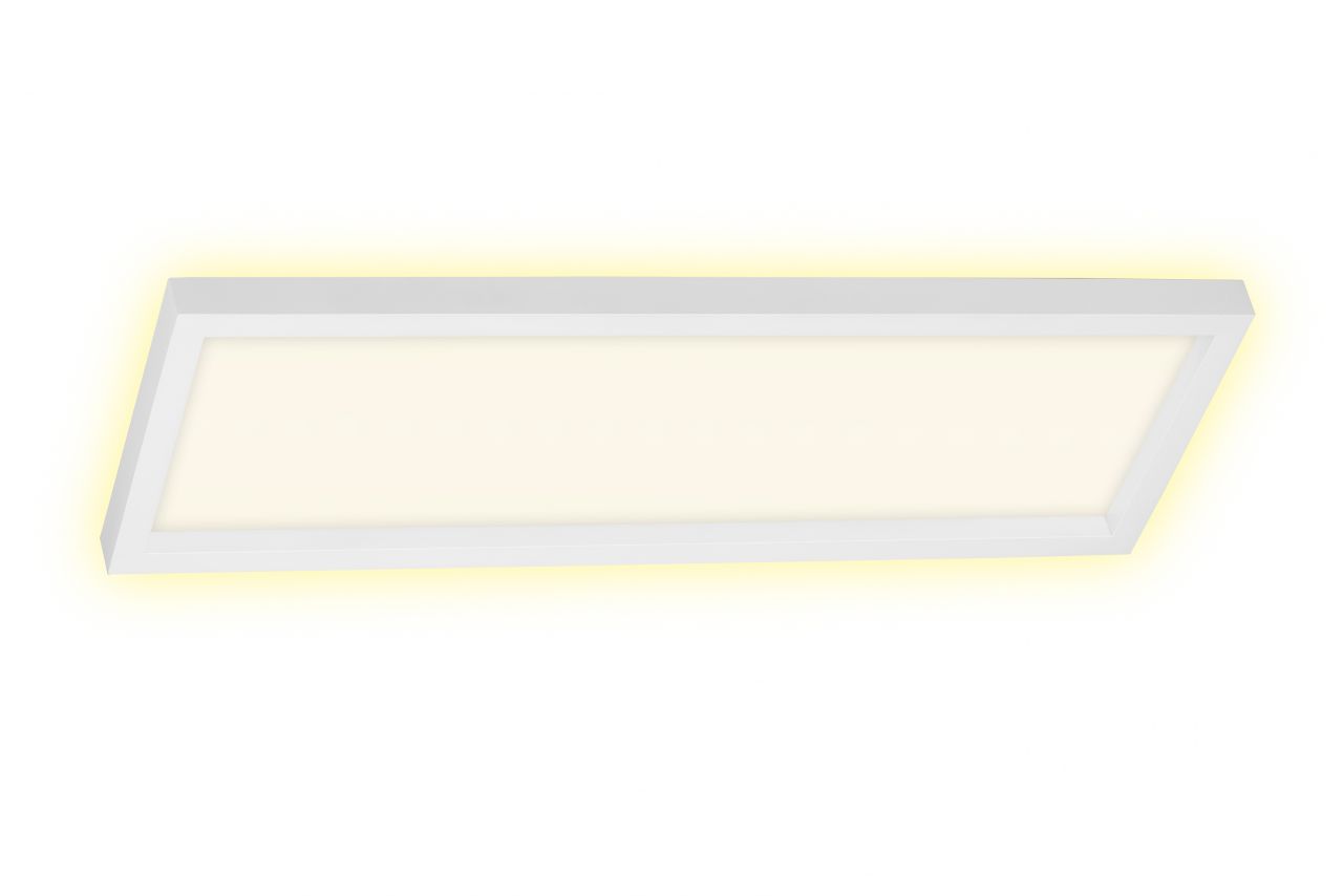 Briloner LED Panel Cadre weiß 58,2 x 20,2 cm warmweiß, Backlight-Effekt von Briloner