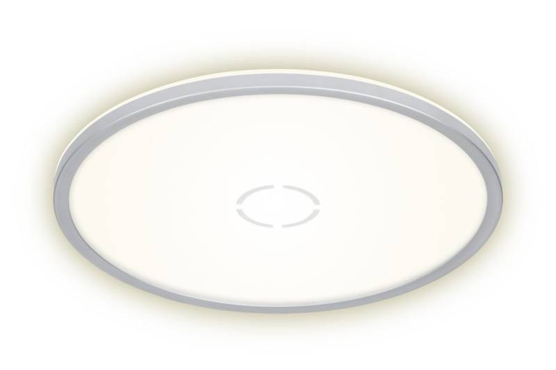 Briloner Slim LED Panel Free silber Ø 42 cm mit Backlight-Effekt von Briloner