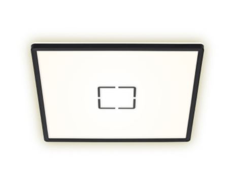 Briloner Slim LED Panel Free schwarz 42x 42 cm mit Backlight-Effekt von Briloner