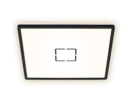 Briloner Slim LED Panel Free schwarz 42x 42 cm mit Backlight-Effekt von Briloner