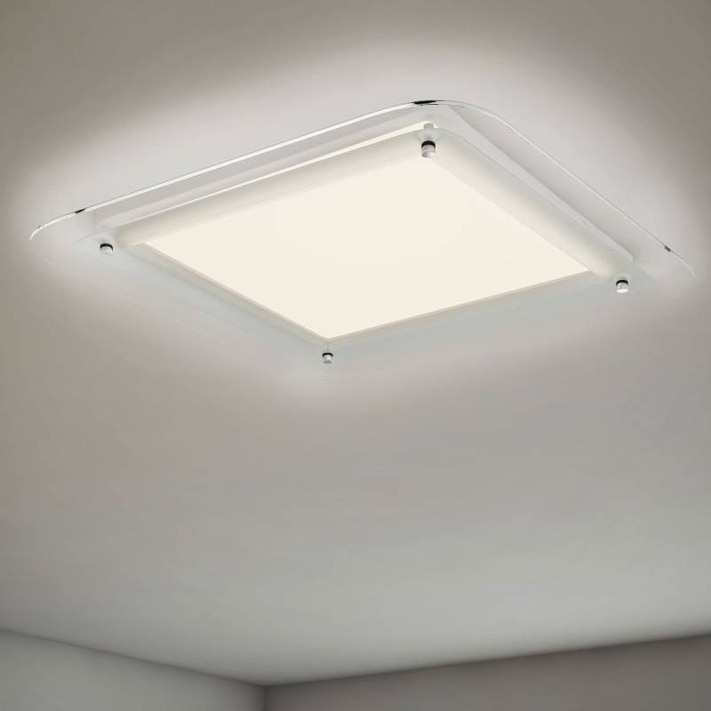 Briloner LED Deckenleuchte Free weiß 52 x 52 cm mit Backlight-Effekt von Briloner