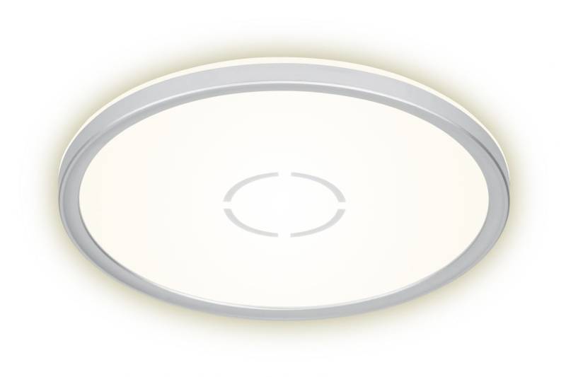 Briloner Slim LED Panel Free silber Ø 29,3 cm mit Backlight-Effekt von Briloner