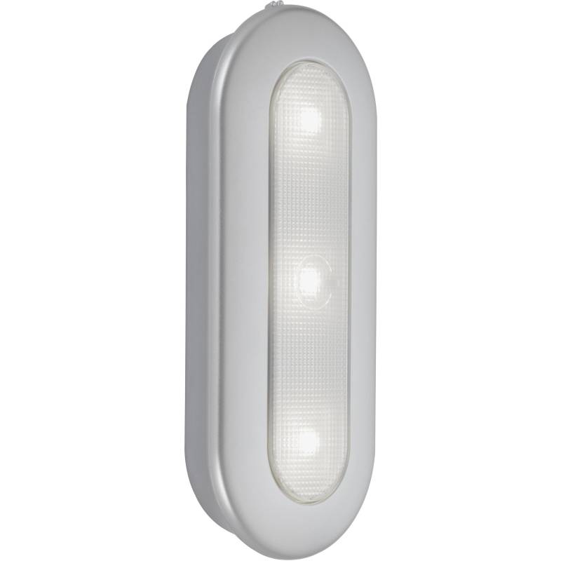 Briloner LED-Push-Light Row 15,2 x 6,3 cm Mobil Silber von Briloner