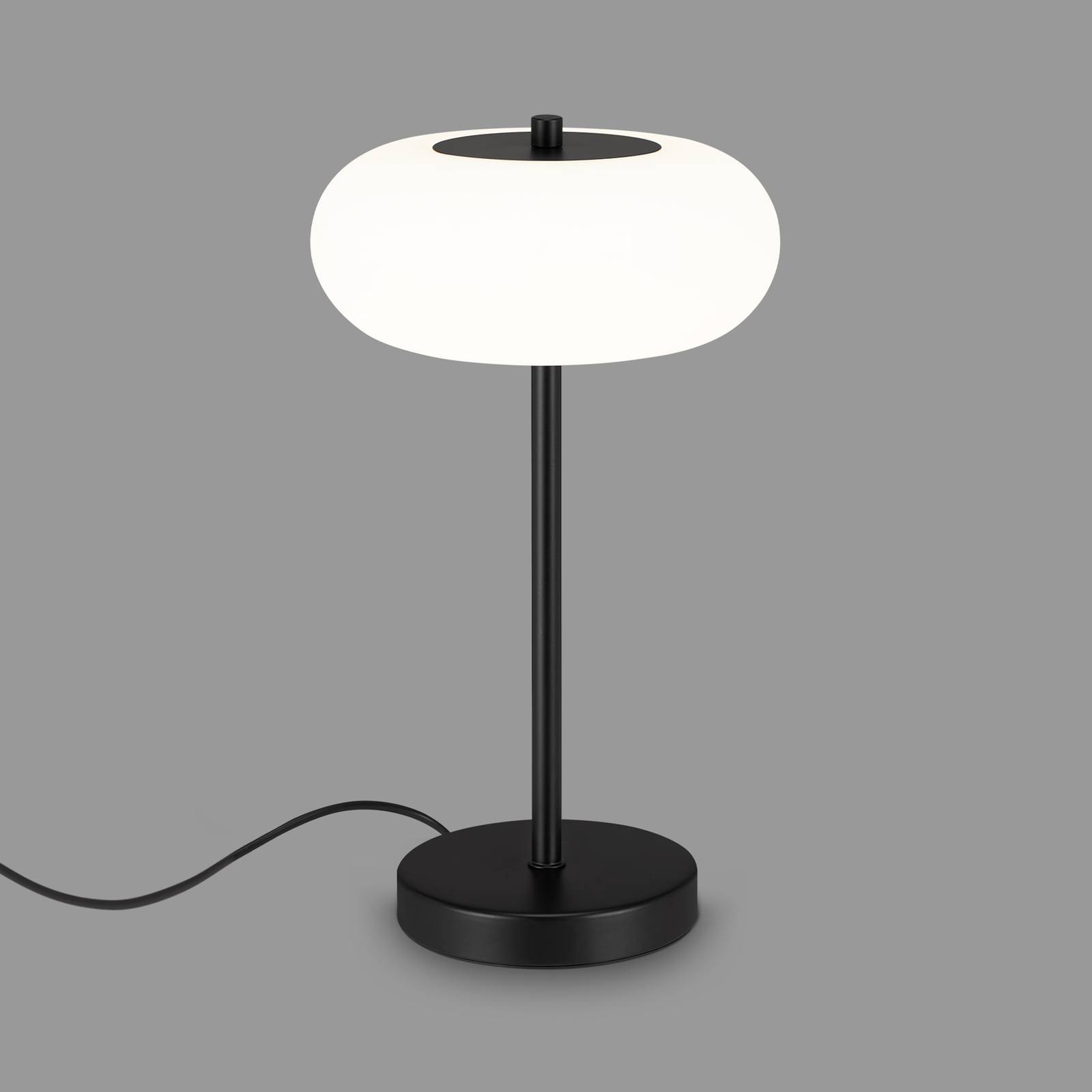 LED-Tischleuchte Voco mit Touchdimmer, schwarz von Briloner