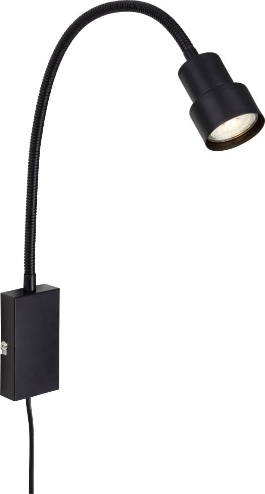 Briloner LED Touch Wandleuchte Tusi schwarz 5W, warmweiß von Briloner