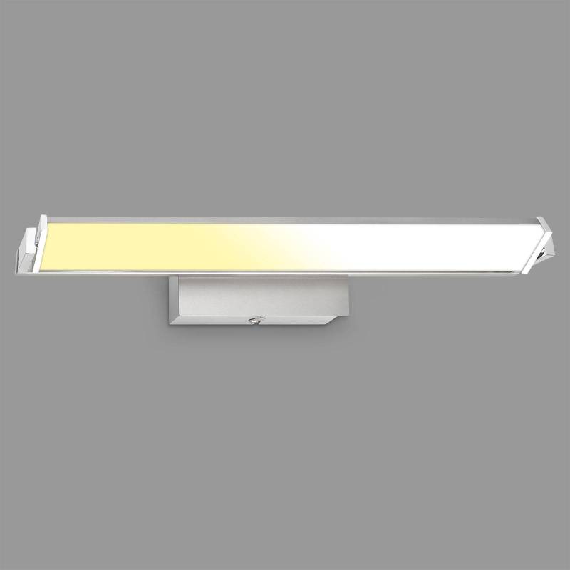 LED-Wandleuchte Udonga, schwenkbar, CCT, dim, nickel von Briloner