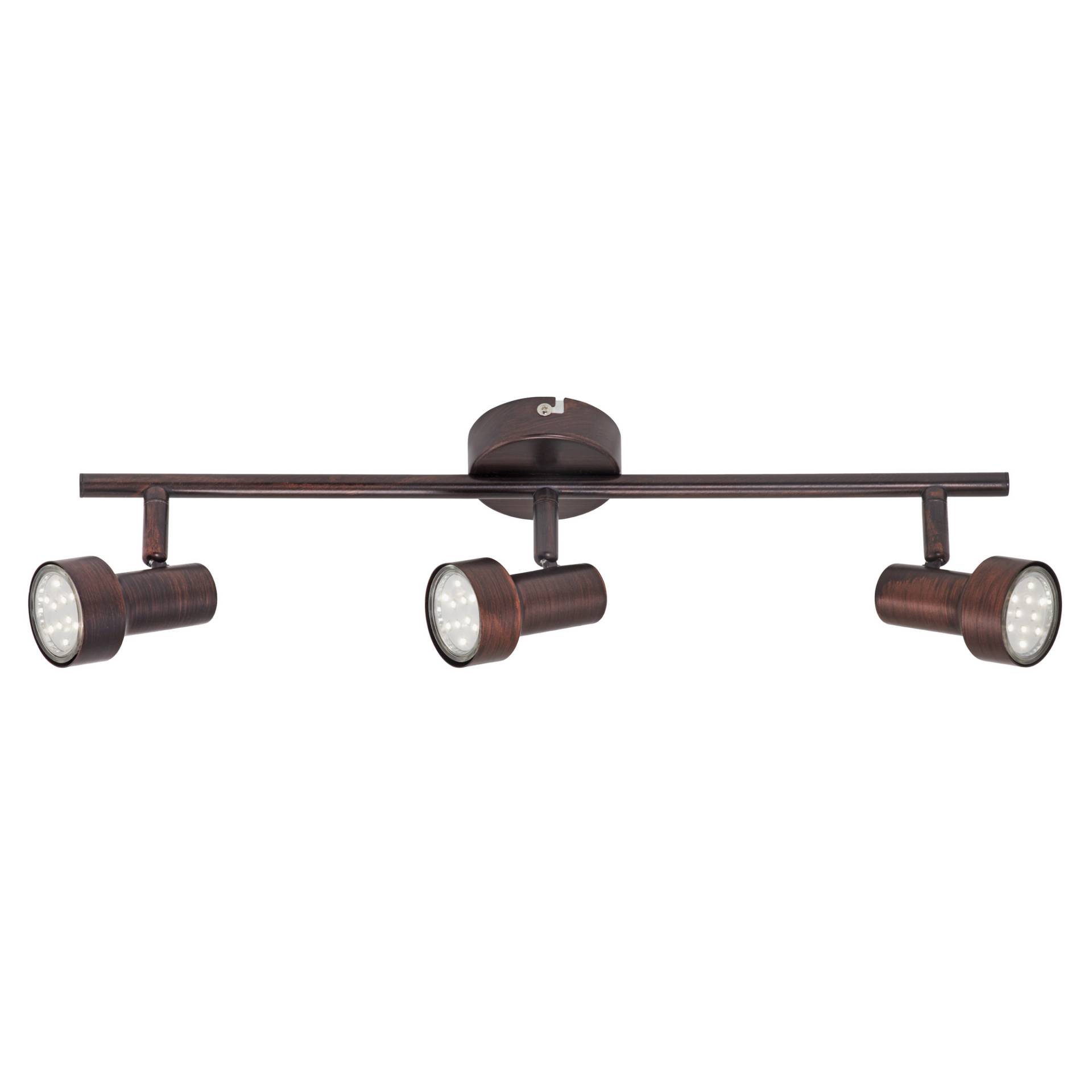 Briloner LED-Wohnraumstrahler 'Rost' 3-flammig 250 lm kupferfarben Briloner LED-Wohnraumstrahler 'Rost' 3-flammig 250 lm kupferfarben von Briloner