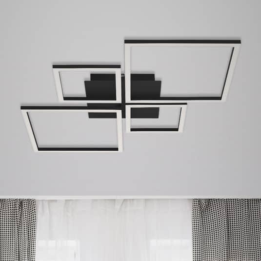 Briloner Led Deckenlampe Deckenlampe Lampe Frame Step Dim Led 4 Flammig Schwarz B-Ware von Briloner