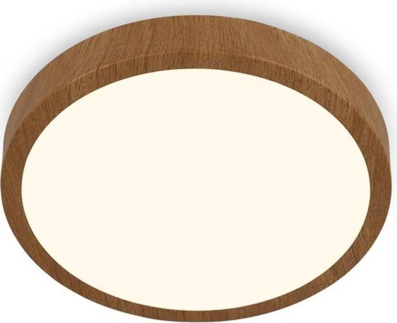 Briloner Led Deckenlampe Runa Deckenleuchte Leuchte Wood Holzoptik 3.000 K ø28cm B-Ware von Briloner