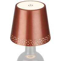 Briloner - led Akku-Flaschenlicht,kupfer-matt, LED-Modul/2,6W Briloner - led Akku-Flaschenlicht,kupfer-matt, LED-Modul/2,6W von Briloner