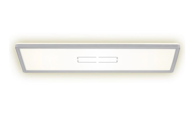 Briloner Slim LED Panel Free silber 58 x 20 cm mit Backlight-Effekt von Briloner