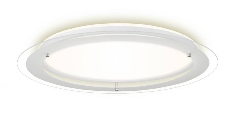 Briloner LED Deckenleuchte Free weiß Ø 52 cm mit Backlight-Effekt von Briloner