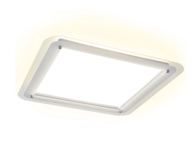 Briloner LED Deckenleuchte Free weiß 40 x 40 cm mit Backlight-Effekt von Briloner