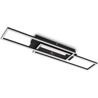 Briloner - led Deckenleuchte dimmbar Memoryfunktion getrennt schaltbar 40W schwarz von Briloner
