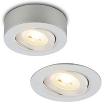 Briloner - 2 in 1 led Aufbauspot und Einbaustrahler led Einbauleuchte Spot Dimmbar von Briloner