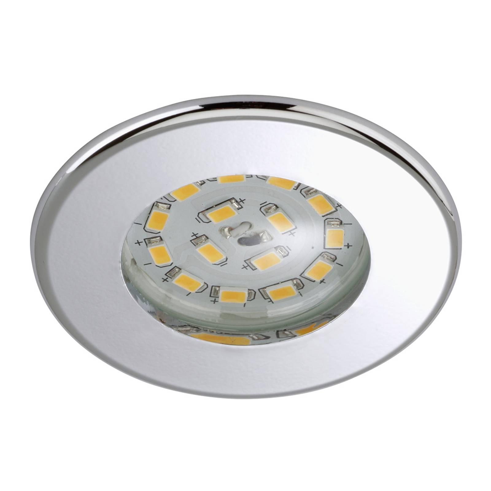 Effizienter LED-Einbaustrahler Nikas IP44 chrom Effizienter LED-Einbaustrahler Nikas IP44 chrom von Briloner