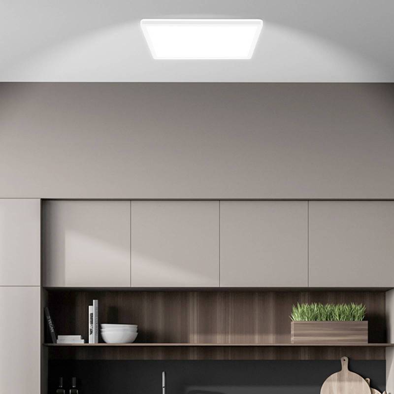 LED-Deckenlampe Tava A, CCT, 29 x 29 cm, weiß, Fernbedienung LED-Deckenlampe Tava A, CCT, 29 x 29 cm, weiß, Fernbedienung von Briloner