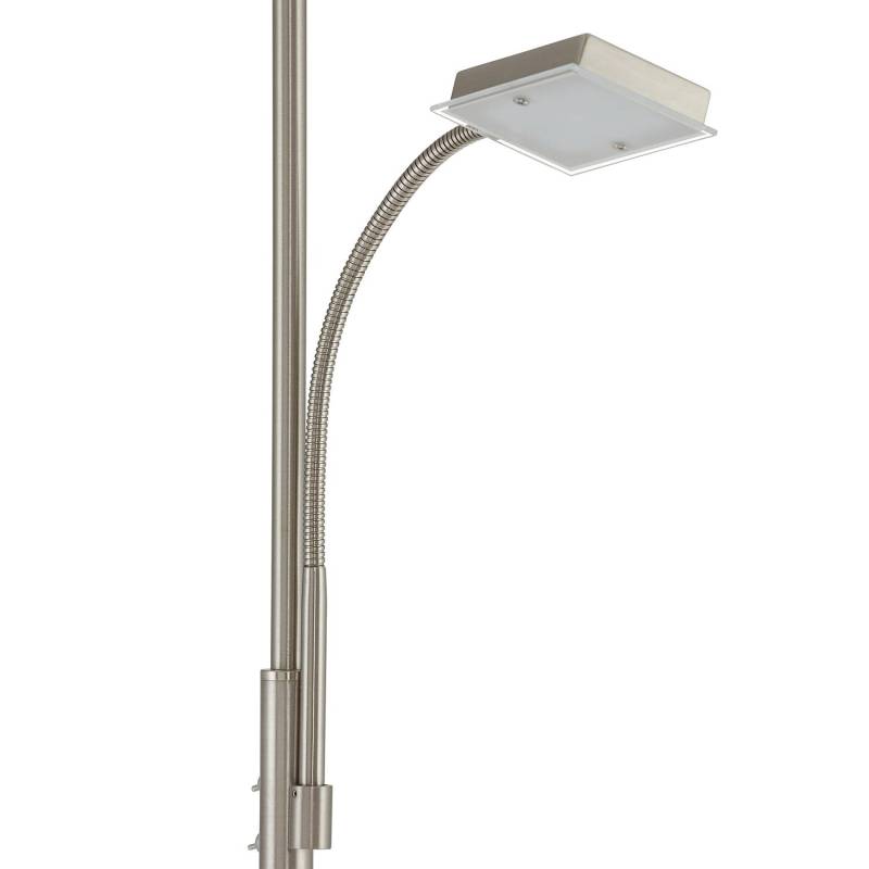 home24 LED-Stehleuchte Agiled 28 x 180 x 28cm Silber Material: Metall Metallart: Eisen Oberfläche Metall: Lackiert LED von home24