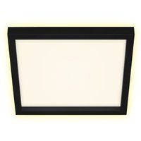 Briloner - led Panel Cadre schwarz 29,3 x 29,3 cm warmweiß, Backlight-Effekt Deckenleuchte von Briloner