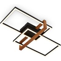 Led ceiling light, black, with wood, LED/33W Led ceiling light, black, with wood, LED/33W von Briloner