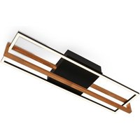 Led ceiling light, black, with wood, LED/22W Led ceiling light, black, with wood, LED/22W von Briloner