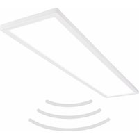 [NEUWERTIG] Briloner Led Panel Leuchte Sensor Deckenlampe 98x20cm Ip44 4000 K Kunststoff Weiß B-Ware von Briloner