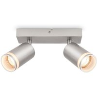 Briloner - Deckenstrahler Deckenleuchte Deckenlampe Schlafzimmer Schwenkbar 2-flammig GU10 von Briloner