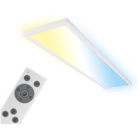 Briloner - led Deckenlampe 98cm led Deckenleuchte led Panel Flach Dimmbar Fernbedienung von Briloner