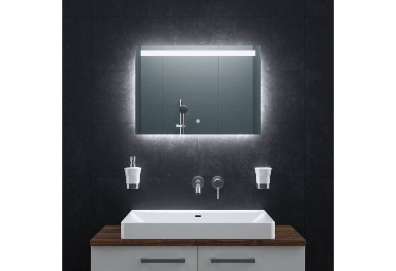 Bringer Badspiegel BRS104, Badezimmerspiegel mit Anti-Beschlag und Speicherfunktion von Bringer