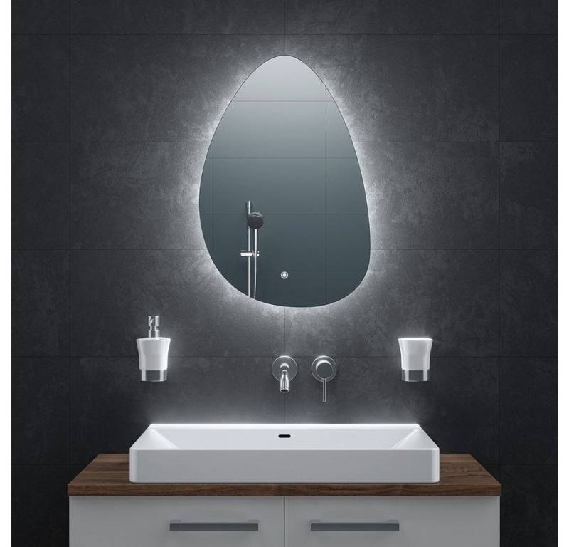 Bringer Badspiegel BRS301, Badezimmerspiegel mit Anti-Beschlag und Speicherfunktion von Bringer