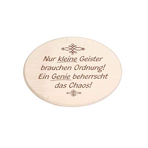 Brink Holzspielzeug Spruchbrett Nur kleine Geister brauchen Ordnung! EIN Genie beherrscht das Chaos – Lustige Wanddeko aus Ahornholz Brink Holzspielzeug Spruchbrett Nur kleine Geister brauchen Ordnung! EIN Genie beherrscht das Chaos – Lustige Wanddeko aus Ahornholz von Brink Holzspielzeug