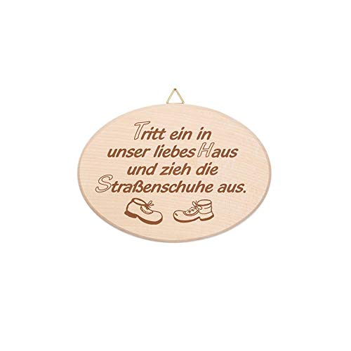 Brink Holzspielzeug Spruchbrett Tritt EIN in unser liebes Haus und zieh die Straßenschuhe aus. – Lustige Wanddeko aus Ahornholz Brink Holzspielzeug Spruchbrett Tritt EIN in unser liebes Haus und zieh die Straßenschuhe aus. – Lustige Wanddeko aus Ahornholz von Brink Holzspielzeug