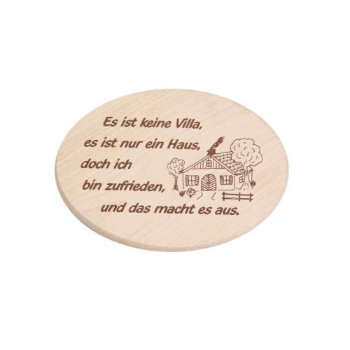 Spruchbrett "Es ist keine Villa es ist nur ein Haus" – Lustige Wanddeko aus Ahornholz Spruchbrett "Es ist keine Villa es ist nur ein Haus" – Lustige Wanddeko aus Ahornholz von Brink Holzspielzeug