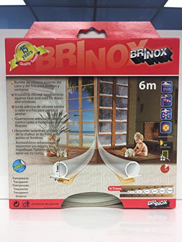 BRINOX – Zugluftstopper Silikon Fenster und Türen, mehrfarbig, B82550H von Brinox