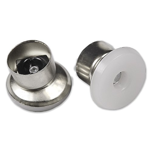 BRINOX b75160 N – Endstück Metall Ø 19 mm vernickelt von Brinox