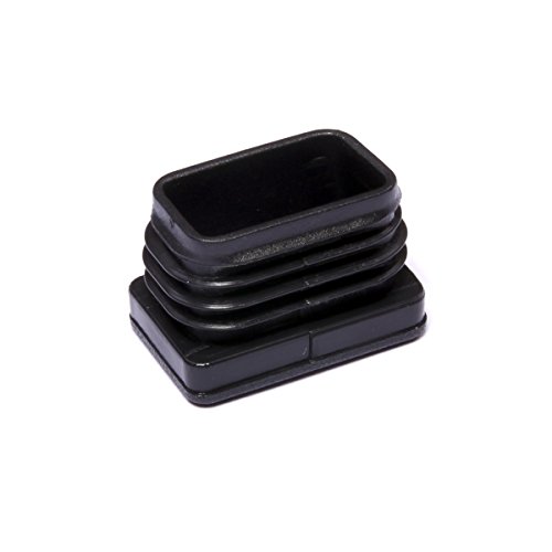 BRINOX b75825 N – Endstück Innen rechteckig (10 x 25 mm) schwarz von Brinox