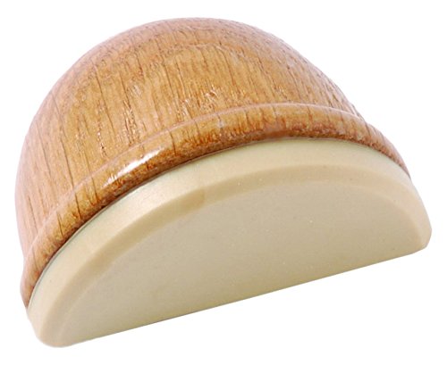 BRINOX unsichtbare Anschlag Holz Luxe mit Schraube, Siehe Beschreibung, Eiche, 2.5 x 4.8 x 3.7 cm von Brinox